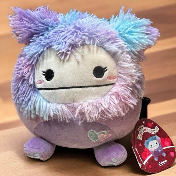 Squishmallows Plush 8” Eden the Bigfoot Plush Stuffed Toy 2023 - Picture 1 of 9
